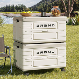Portable <b>Storage</b> <b>Box</b> Rectangle Multifunctional Outdoor <b>Camping</b> Household Use - Product Image 2
