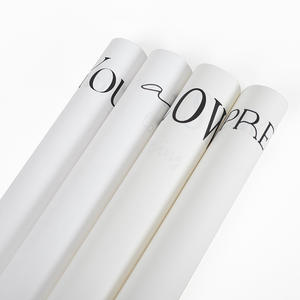 Ramo de Flores de Papel Kraft Inglés Blanco Virgen Impermeable, Estilo Simple, Venta al por Mayor - Product Image 4