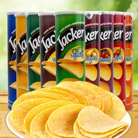 Vente en gros chips de pommes de terre Jack de Malaisie de haute qualité 160g de collations exotiques chips croustillantes