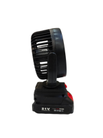 Ventilateur mobile sans fil 21V, moteur sans balais de 5 pouces, mini ventilateur industriel portable, batterie rechargeable pour utilisation intérieure et extérieure, OEM