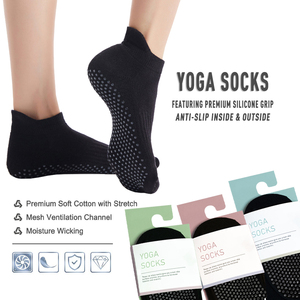 Calcetines de Yoga Antideslizantes para Mujer, Calcetines de Pilates con Agarre para Niñas, Calcetines de Ballet, con Logotipo Personalizado, Muestra <span class=keywords><strong>Gratis</strong></span>, Venta al Por Mayor - Product Image 1