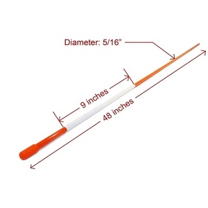 Panneau de neige en fibre de verre 1220mm en fibre de verre FRP Pole OD 8mm Produits d'extérieur en fibre de verre haut de gamme - Product Image 2