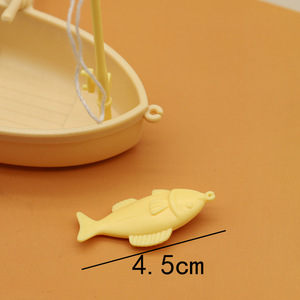 Barco de Madera de Juguete para Niños, Barco de Pesca en <span class=keywords><strong>Miniatura</strong></span>, Modelo de Juguete, Decoración para Casa de Muñecas - Product Image 4