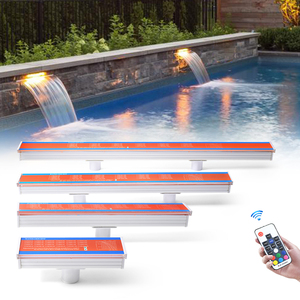 Fontaine décorative d'extérieur pour piscine d'hôtel ou de maison de campagne, effet <span class=keywords><strong>cascade</strong></span>, descente d'<span class=keywords><strong>eau</strong></span> pour piscines - Product Image 2