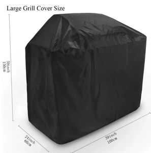 Housse universelle <span class=keywords><strong>pour</strong></span> barbecue d'extérieur résistante à l'eau et aux UV - Product Image 4