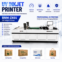 Nouvelle imprimante jet d'encre UV industrielle haute résolution 1200 dpi 40 m/min, écologique, largeur d'impression 594 mm pour l'emballage de sacs en papier, de cartons