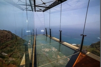 Pont de toit en plexiglas systèmes de main courante pliants balcon en acier inoxydable Balustrade en verre sans cadre poteau en acier inoxydable
