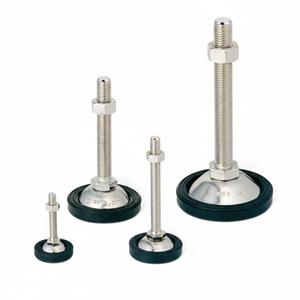 Pie de nivelación de la serie AUTOCFT con accesorio de almohadilla de goma antideslizante, adaptador de 8 piezas - Product Image 1