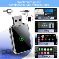 Adaptador inalámbrico Carplay pequeño Car Play Dongle Mini CarPlay Adaptador inalámbrico para iPhone IOS 11 + para OEM modelo de coche con cable 2018 +
