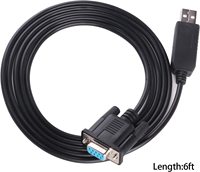 Cable adaptador USB a RS-232 DB9 hembra, 9 pines, 2-RXD, Serial, para Windows, Linux, Mac OS (estándar)