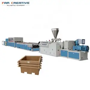 Far Creative Wood Plastic Composited Profile Extruder High Intelligent For WPC Profile Extrusion Line