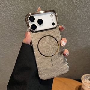 Housse de protection magnétique pour iPhone 17 Air New Fashion No Border Texture Plain PC Phone Case Cover for iPhone 17 Pro Max - Product Image 4