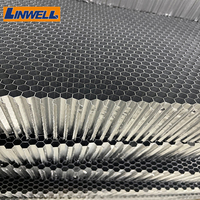 Noyau en nid d'abeille ignifugé insonorisé et isolant thermique feuille de nid d'abeille grille Alu panneau sandwich en nid d'abeille noyau de porte en aluminium