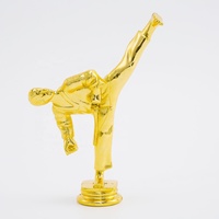 Figurine de trophée GZ09 en or pour le karaté, les arts martiaux et le taekwondo, pour les composants de trophée
