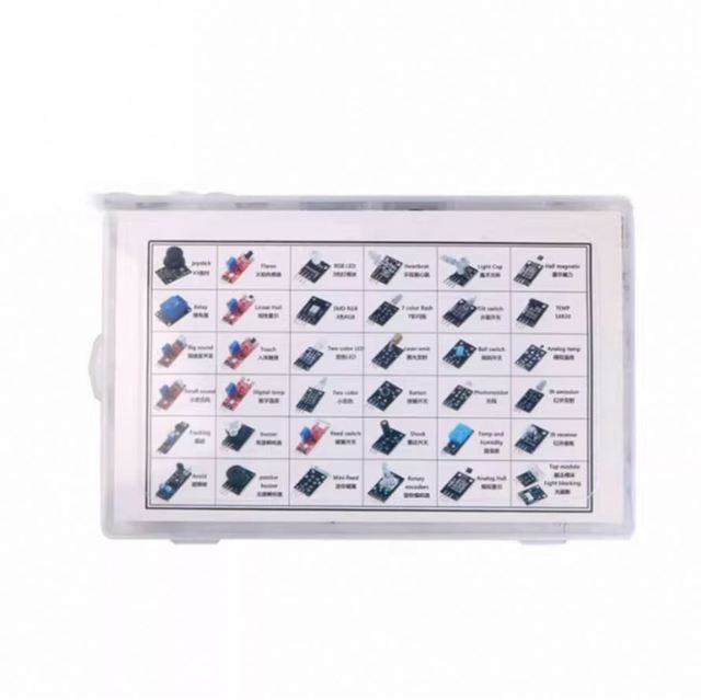 Electronics Educational Kit 37 in 1 Sensor Module Kit Electronic Starter Kit
