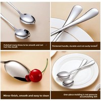 Cuillère en métal gravée « Cereal Killer » Design moderne Cuillères à café amusantes pour les cadeaux de dîner de la Saint-Valentin