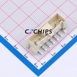 WAFER-VH3.96-7PLT-W1-P Wire-to-Board Pin Header SMD,P=3.96mm Connector 1x7P 3.96mm Vertical Mount 7P - Product Image 1