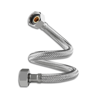 Acier inoxydable 304 PE Flexible tricoté tuyau tressé tuyau de plomberie pour toilettes ou chauffe-eau robinets mélangeur
