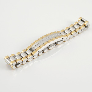 Zogxin Stainless Steel Bracelet Gold In Middle Geometric Design Men's Chain Gift Jewelry - Product Image 4
