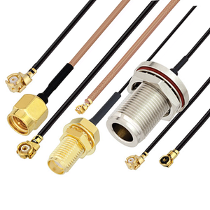 OEM RF jumper cable coaxial cable 1,13/RG174/RG178/RG316/RG58/LMR200/LMR400 con SMA/TNC/BNC/conector ufl