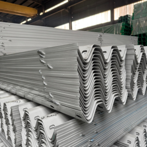 High-speed Anti-Collision Heavy-Duty W-Beam Guardrail Corrosion-Resistant Steel Traffic Barrier Diamond Grade Non-reflective - Product Image 4
