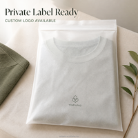 Bolsa de Embalaje para Prendas de Vestir de Papel Glassine Brillante con Logotipo Personalizado, Embalaje de Prendas de Vestir de Marca Privada, para Equipos de Abastecimiento de Ropa