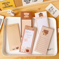 Proveedor escolar de alta calidad, creativo de lujo, Kawaii Anime, notas adhesivas reutilizables, Bloc de notas adhesivas, fabricante de notas