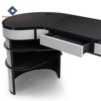 Ensemble de chaise de bureau de direction de luxe, unique, durable, moderne, en cuir véritable
