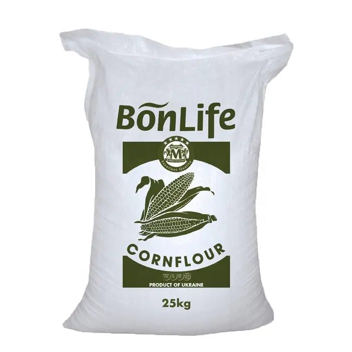 Sacs tissés en polypropylène blanc, 25KG/50KG, pour emballage, grains, sucre, farine et riz, fabrication chinoise