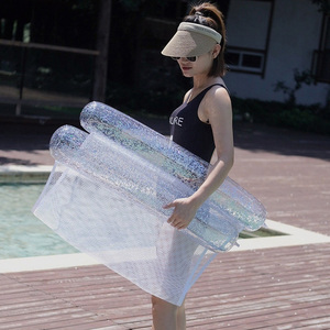 Venta caliente PVC Inflador de mano Hamaca flotante portátil Silla de aire y piscina-para adultos y niños - Product Image 3