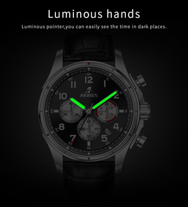 カスタムODMメンズ40mm VK63クォーツ腕時計ステンレス鋼パイロットクロノグラフアラビア数字ミヨタ日本<span class=keywords><strong>Movt</strong></span>ビジネス - Product Image 5