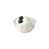 Gobelets jetables en plastique PET pour desserts, bols ronds pour glaces, yaourts, poudings, thés au lait, emballages pour boules de taro