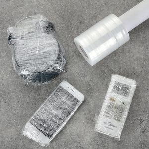 Soft Casting Stretch Film / Custom High <b>Clear</b> PE Pallet <b>Wrap</b> Protective Film for Easy Carton Packing - Product Image 1