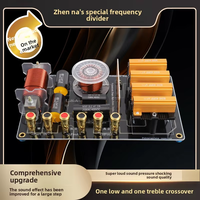 Gertsound ER615 2 Way Copper Audio Crossover Network Treble/Bass 12-15inch >800W Pembagi Frekuensi Aksesoris Speaker Hitam