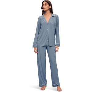Nuovo Set di Pigiama e <span class=keywords><strong>Camicia</strong></span> <span class=keywords><strong>da</strong></span> <span class=keywords><strong>Notte</strong></span> in Viscosa <span class=keywords><strong>Modal</strong></span> a Due Pezzi per Primavera Estate 2025, Abbigliamento <span class=keywords><strong>da</strong></span> <span class=keywords><strong>Notte</strong></span> per Donne - Product Image 4