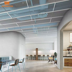 Modern Style Metal Expanded Aluminum Mesh <strong>Ceiling</strong> <strong>Tiles</strong> Waterproof <strong>Building</strong> Material Decorative Suspended <strong>Ceilings</strong> <strong>Ceiling</strong> <strong>Grid</strong> - Product Image 3