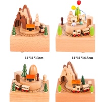 Offre Spéciale – Boîte à Musique en Bois de Qualité Export, Créative, Huit Sons, Carrousel Fille Dansante, Décoration Artisanale pour la Maison, à Remonter