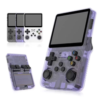Nouvelle console de jeu portable rétro R36S 64 Go, cadeaux, joystick analogique 3D, écran IPS de 3,5 pouces, jeu vidéo portable de poche