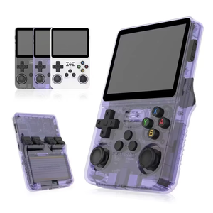 Nouvelle console de jeu portable rétro R36S 64 Go, cadeaux, joystick analogique 3D, écran IPS de 3,5 pouces, jeu vidéo portable de poche - Product Image 1