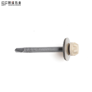 Tornillo de techo <span class=keywords><strong>autoperforante</strong></span> <span class=keywords><strong>hexagonal</strong></span> bimetálico anticorrosión resistente a la intemperie de acero inoxidable con arandela EPDM - Product Image 2