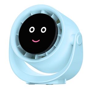 Mini Ventilador de Escritorio Portátil con Pantalla Digital, Mini Ventilador Recargable de 4000 mAh para Hogar, Oficina y Dormitorio - Product Image 1