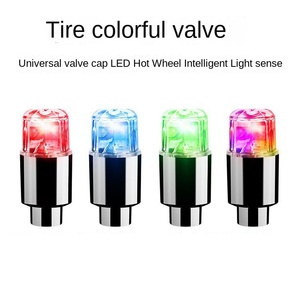 Hot Wheels Double-Sense Valve Décoratif Atmosphère Lampe Coloré Électrique Voiture Moto <span class=keywords><strong>Moyeu</strong></span> <span class=keywords><strong>De</strong></span> <span class=keywords><strong>Roue</strong></span> Universel pour Autres Pneus - Product Image 2