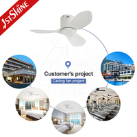 Ventilateur de plafond professionnel de qualité supérieure 1stshine, 36 pouces, pales en ABS, commande intelligente, utilisation intérieure/extérieure, robuste