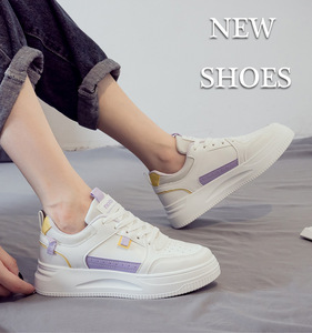 <span class=keywords><strong>Sneakers</strong></span> da <span class=keywords><strong>Donna</strong></span> Firmate di Marchi Famosi in PU Bianco di Lusso, Nuovi Arrivi 2025 - Product Image 6