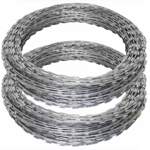 Bobina <span class=keywords><strong>de</strong></span> alambre <span class=keywords><strong>de</strong></span> púas <span class=keywords><strong>de</strong></span> <span class=keywords><strong>acero</strong></span> <span class=keywords><strong>inoxidable</strong></span> <span class=keywords><strong>Concertina</strong></span> Alambre <span class=keywords><strong>de</strong></span> afeitar galvanizado en caliente Precio - Product Image 6
