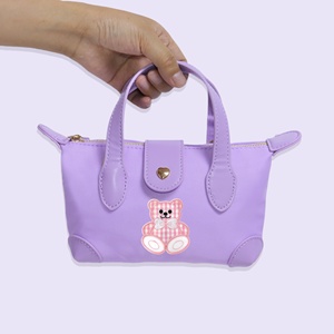 6 Colors Destachable Adjustable Strap Women Travel Small Zipper Pouchette Waterproof Nylon Crossbody Sling <strong>Bag</strong> <strong>Mini</strong> Tote Handbag - Product Image 6