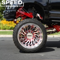 Jantes forgées à fixation directe 26x14 28x16 30x16 8x170 8x180, déport agressif, lèvre profonde, finition polie pour Ford F250 F350