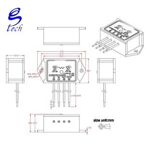 Đầu Ra Kép Mô-đun cảm biến quang học DC 4.5-30V 10A xen kẽ nhấp nháy mô-đun - Product Image 5