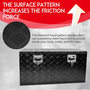 กล่องเครื่องมือรถกระบะอลูมิเนียม36 "x 18" x 18 "x 18" สำหรับงานหนัก - Product Image 5