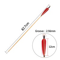 Flèches en bambou de haute qualité, 33 pouces, diamètre extérieur 7/8 mm, spine 400/800, pour tir à l'arc traditionnel, chasse, tir en plein air